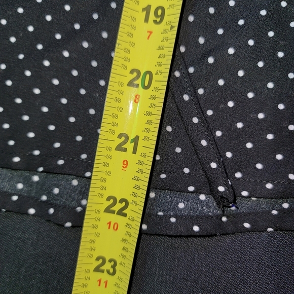 Fab'rik Women's Black 100% Polyester Long Sleeve V-Neck Blouse Size Large - Picture 15 of 15